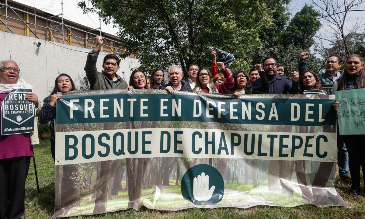 Legisladores morenistas presentaron el “El Frente en Defensa del Bosque de Chapultepec”