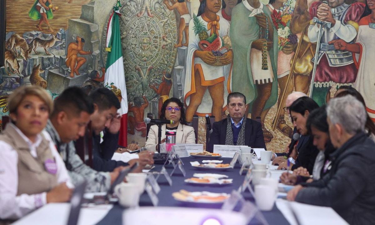 El alcalde de Coyoacán encabezó la reunión semanal del Gabinete de Seguridad.