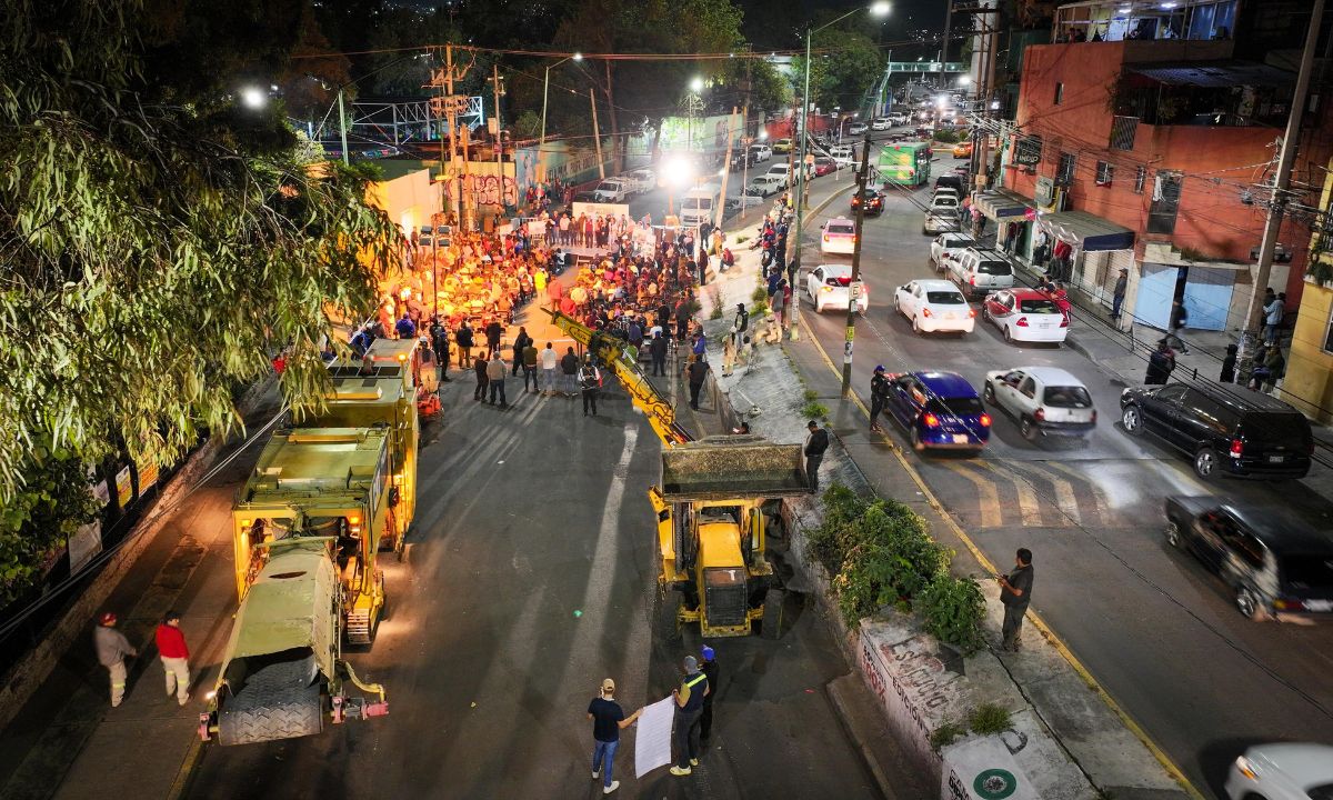 El edil de Gustavo A. Madero dio el banderazo de salida a las obras para repavimentar 900 baches en Cuautepec