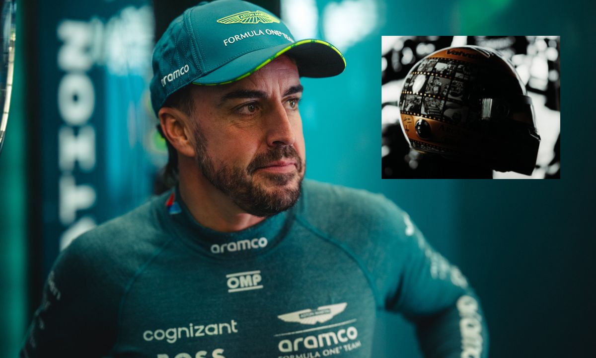 El piloto español de la escudería Aston Martin, Fernando Alonso, estrenará casco especial en el Gran Premio de México 2024