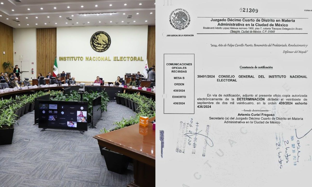 INE es notificado para abstenerse de actuar en proceso de reforma judicial