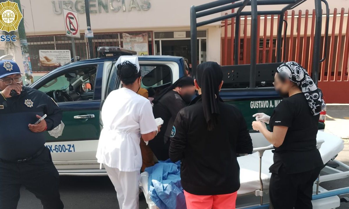 Nace bebé en una patrulla de la SSC en la alcaldía GAM