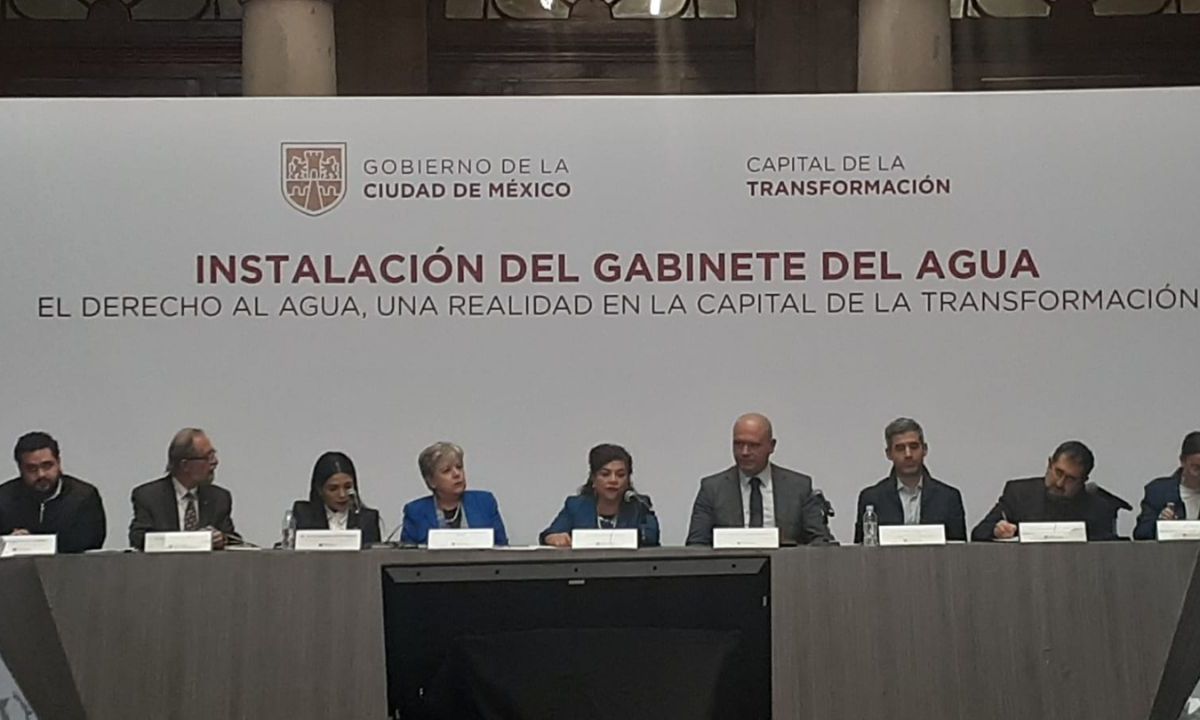 Contesta el Gobierno capitalino Gabinete del Agua