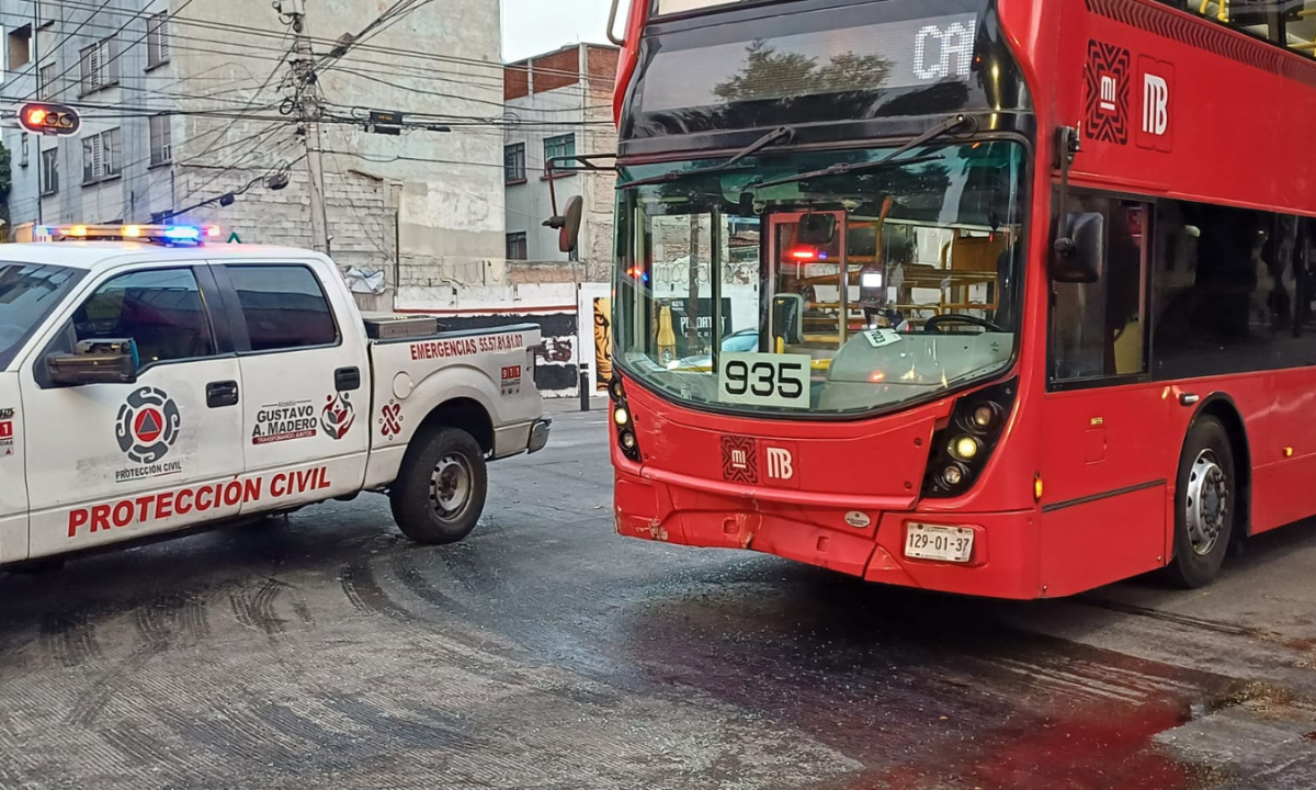 Choque Metrobús