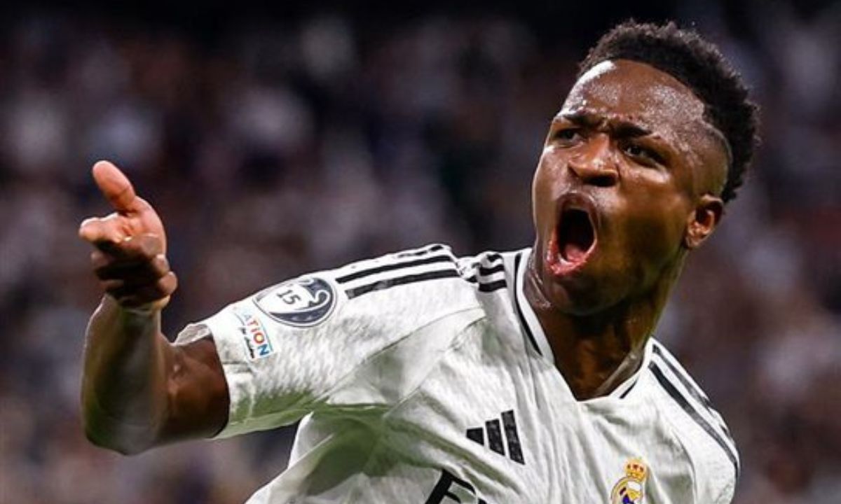 Vinicius Jr. anotó hat-trick en el duelo de Champions League entre el Real Madrid y el Borussia Dortmund.