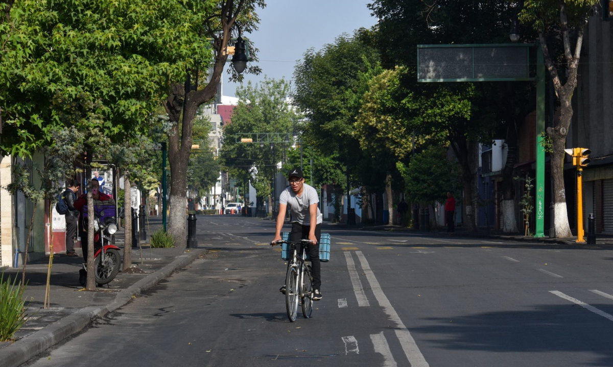 Ciclovía en la Alcaldía Cuauhtémoc