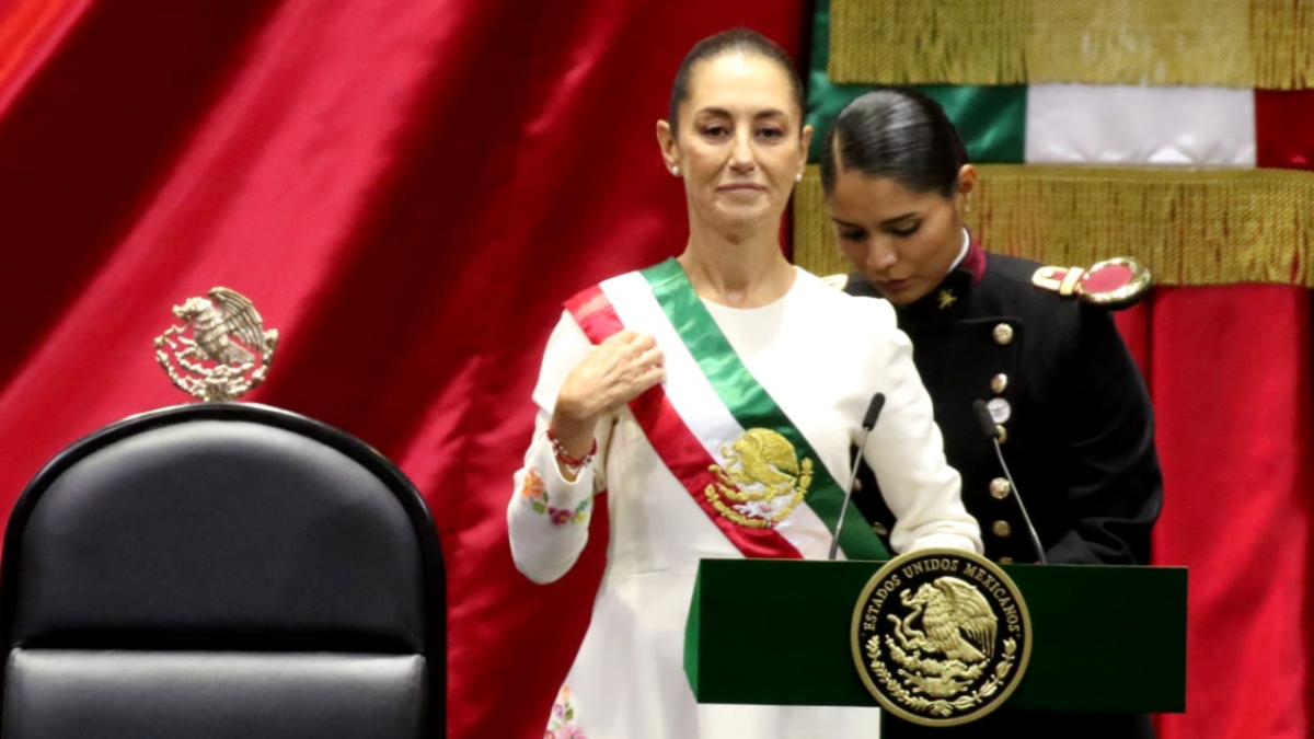 Claudia Sheinbaum toma protesta ante San Lázaro