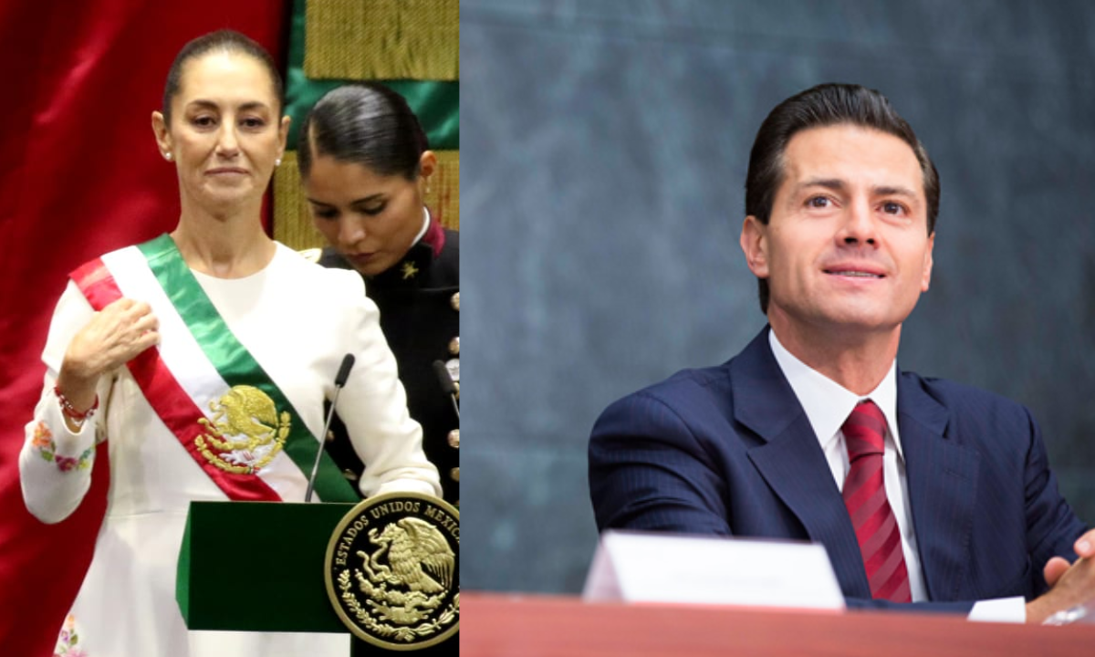 EPN felicita a Sheinbaum por su investidura como presidenta