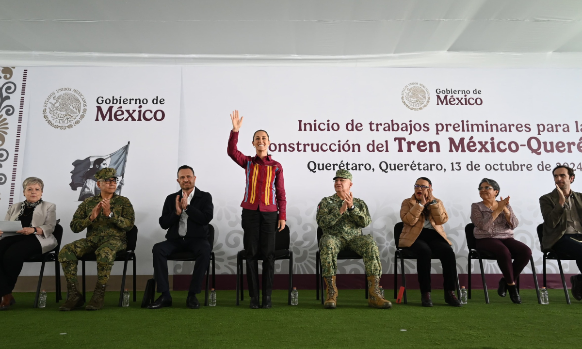 Claudia Discute Tren México-queretaro