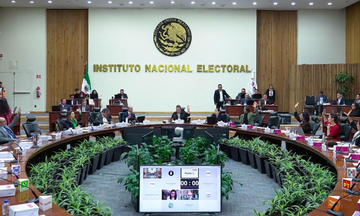 El Consejo General del INE aprobó la distribución entre los seis partidos políticos nacionales del financiamiento público para 2025