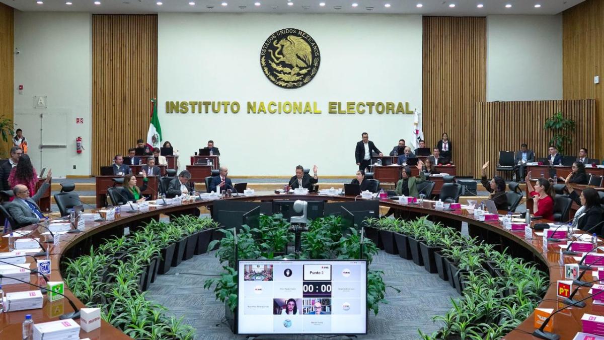 El Consejo General del INE aprobó la distribución entre los seis partidos políticos nacionales del financiamiento público para 2025