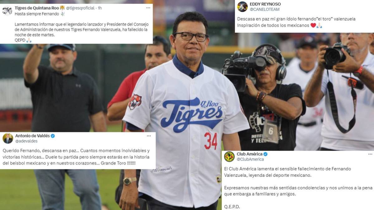 Así se despide el deporte mexicano de Fernando Valenzuela en redes sociales  - 24 Horas