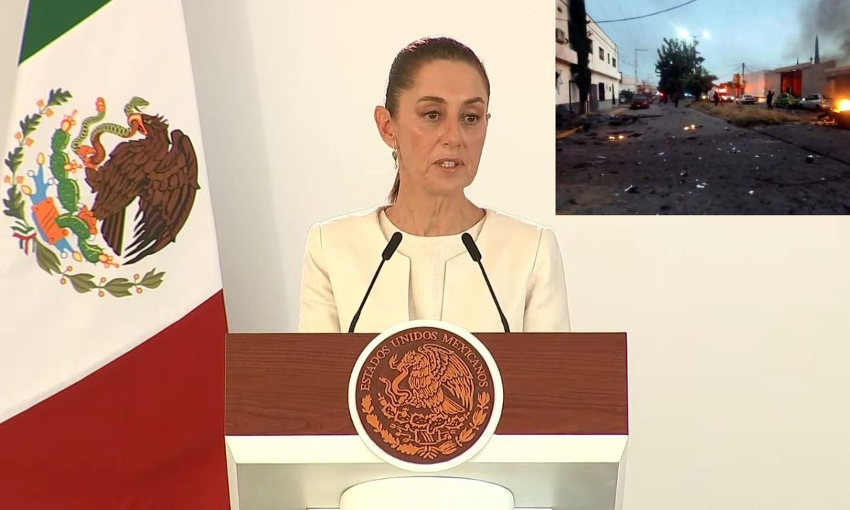 Claudia Sheinbaum durante la conferencia matutina del 25 de octubre