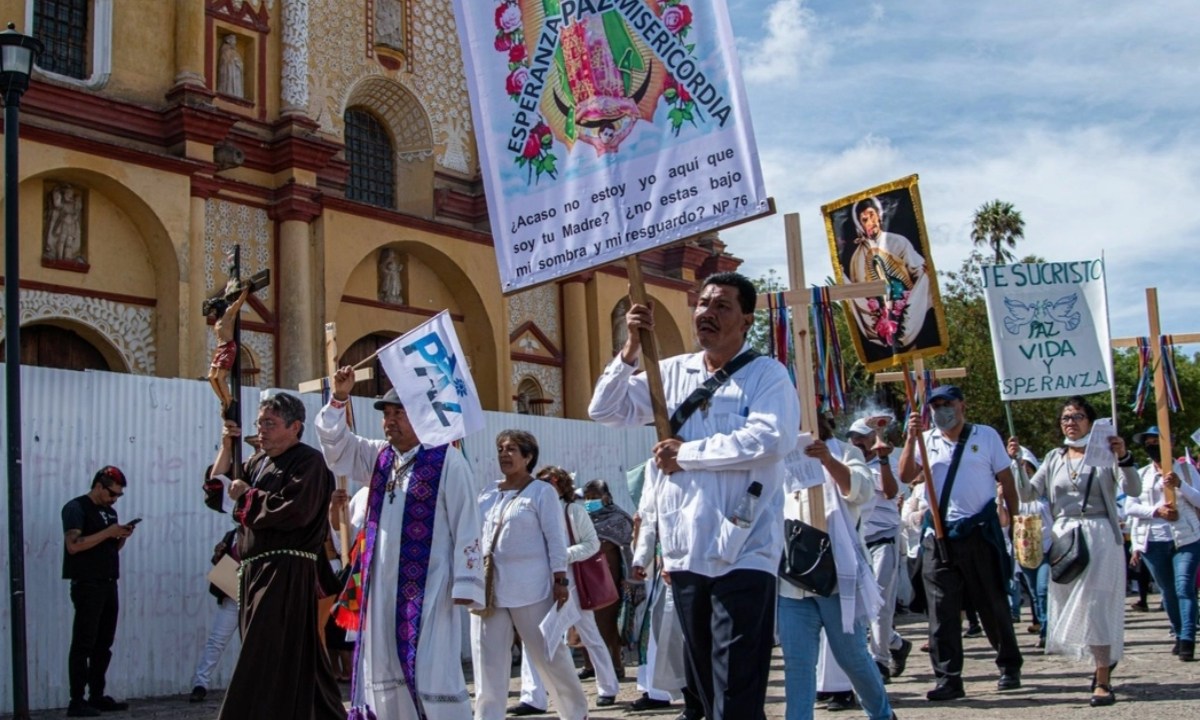 Foto: Cuartoscuro/ El Seminario Conciliar de San Cristóbal compartió una esquela de la víctima, a quien recordarán como “pastor, hermano y amigo del pueblo”.