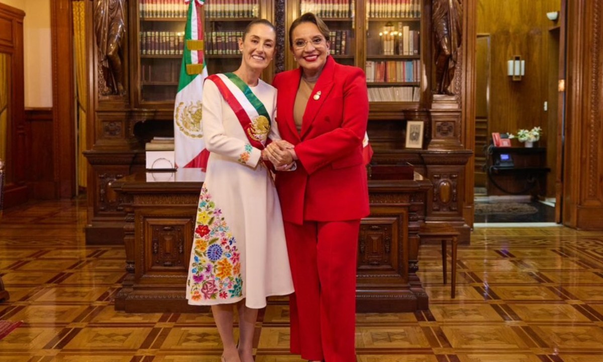 Xiomara Castro y Claudia Sheinbaum