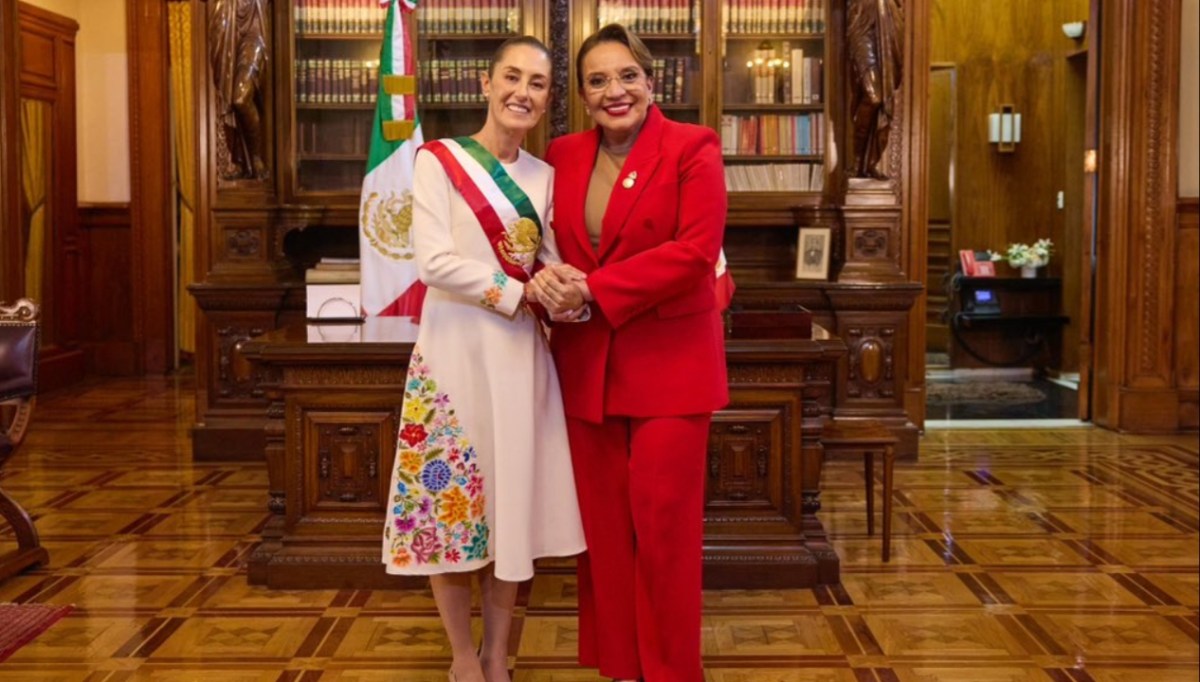 Xiomara Castro y Claudia Sheinbaum