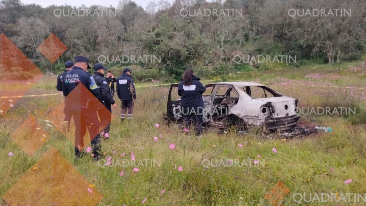 Este martes fueron localizados cinco cuerpos calcinados dentro de un automóvil en la comunidad de San Lorenzo Nenamicoyan, Jilotepec