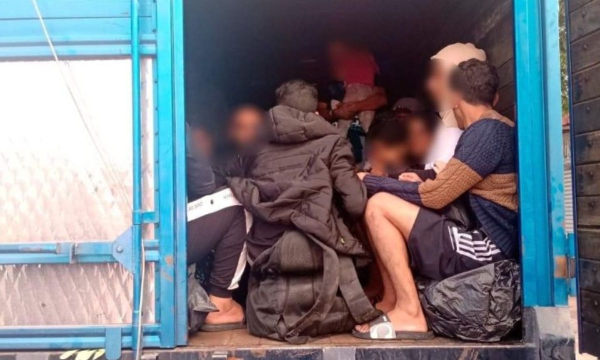 OPERATIVO. Entre los migrantes, 26 son hombres, 11 mujeres y 14 menores de edad.