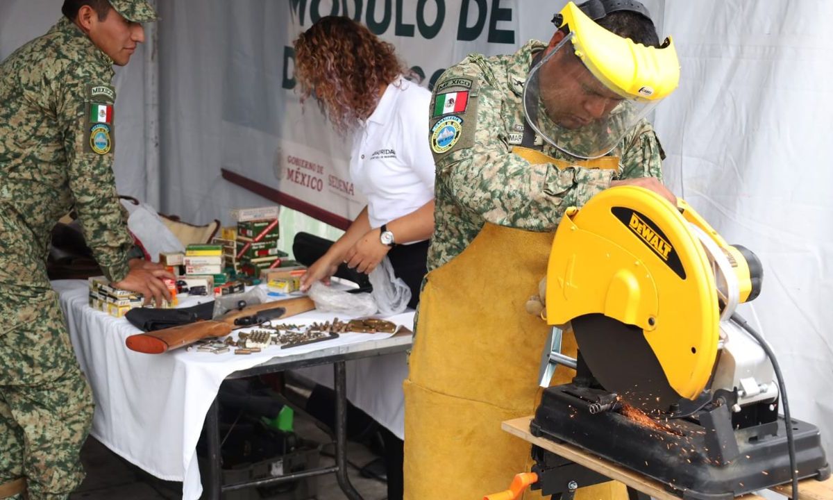 DESTRUCCIÓN. El Gobierno de Huixquilucan busca bajar los índices de violencia, señaló la alcaldesa Romina Contreras Carrasco.