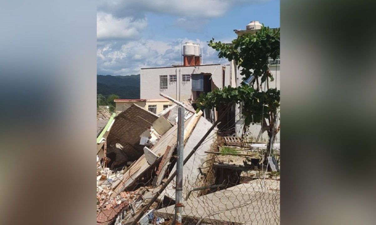 RIESGO. El pasado 4 de octubre se reportó el derrumbe de 30 viviendas en la unidad habitacional San Agustín.