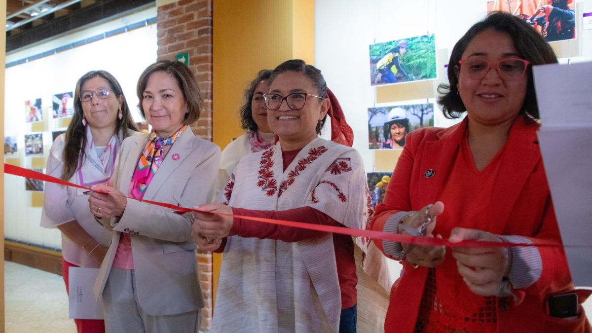 Evento. La alcaldesa unauguró la exposición "Construyendo Oportunidades con Equidad".