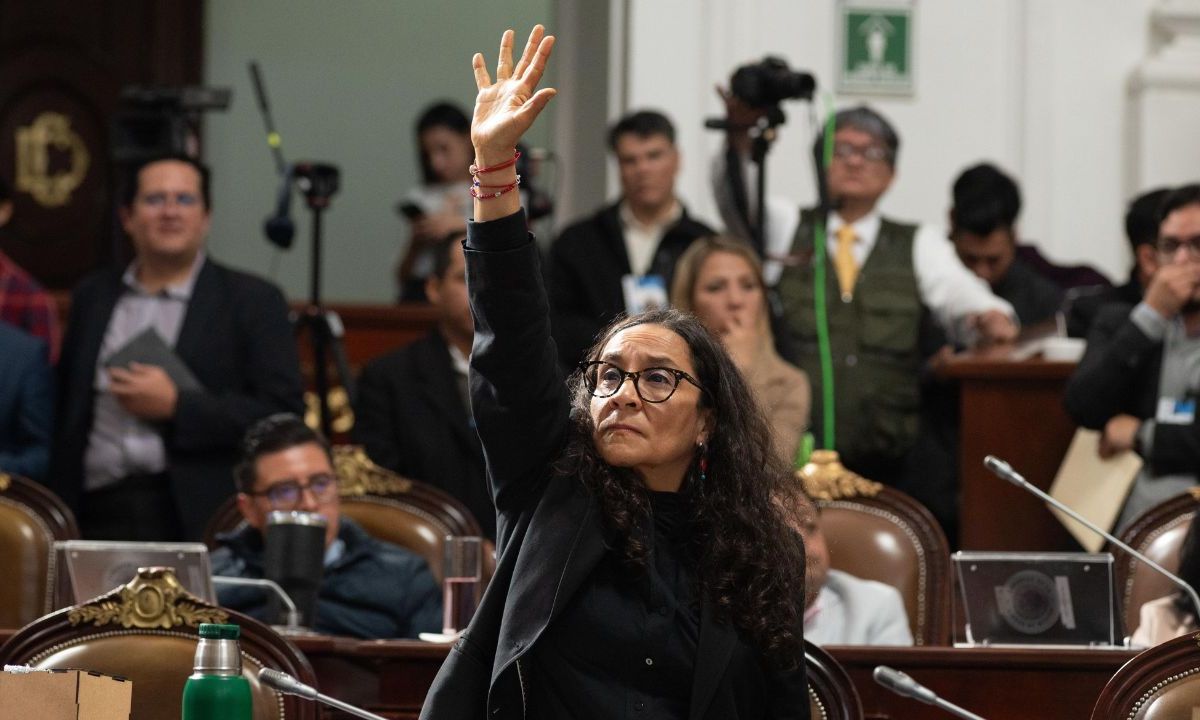 Propósito. La legisladora morenista, Valentina Batres, presentó una iniciativa que considera una planeación urbana incluyente.