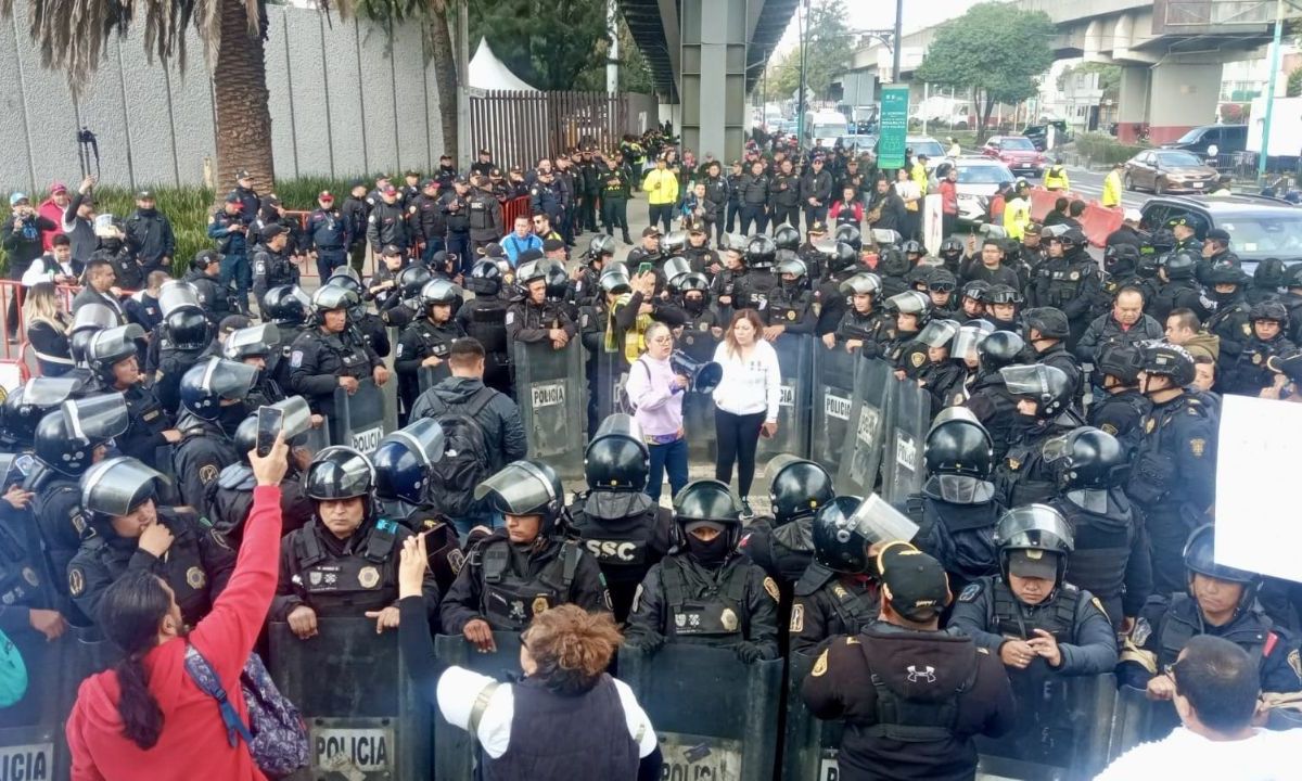 Condena. La panista, Luisa Gutiérrez, consideró una violación a los derechos de las trajadoras del Poder Judicial que fueran encapsuladas.  