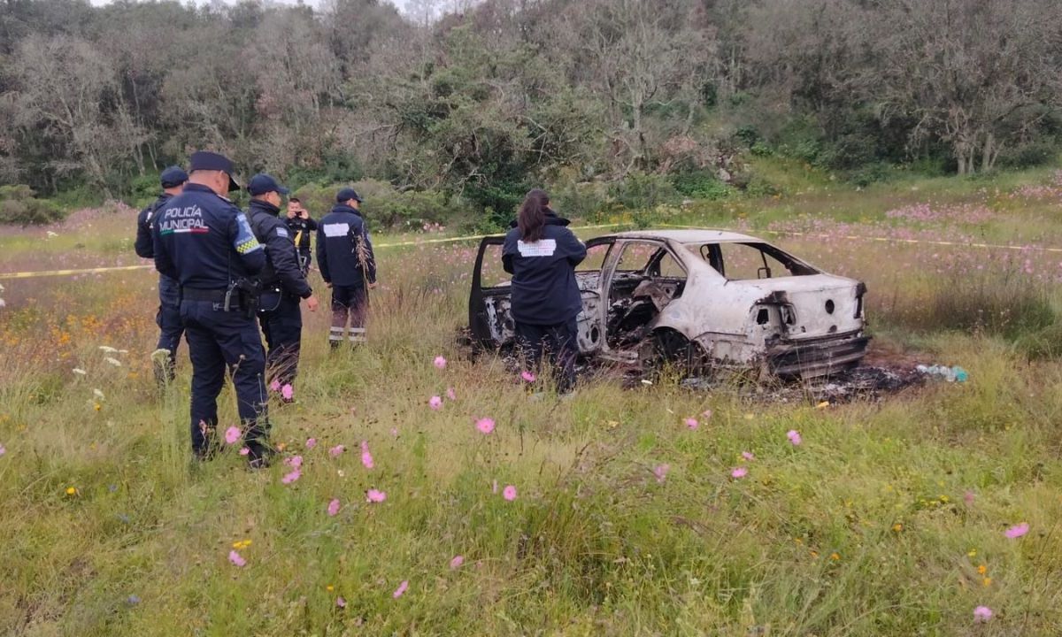 JILOTZINGO. Debido al estado de incineración no se pudo identificar el sexo o la edad de las víctimas.