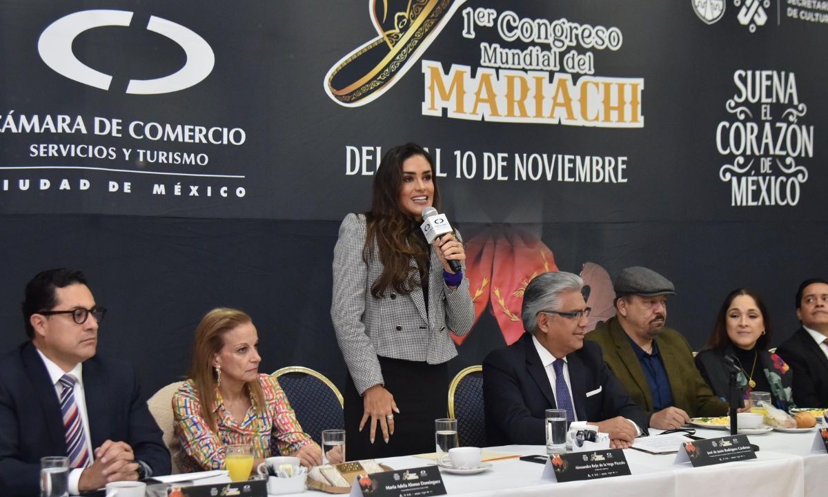 Logros. La alcaldesa Alessandra Rojo de la Vega se congratuló por realizar el primer Congreso Mundial del Mariachi que dejará una derrama millonaria.