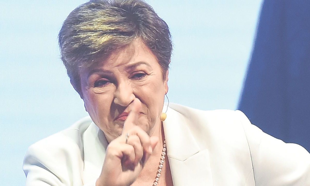 ALERTA. Kristalina Georgieva, directora del Fondo Monetario Internacional.