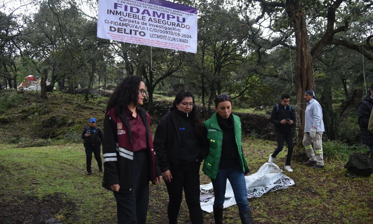 Promesa. La alcaldesa de Tlalpan, Gaby Osorio, destacó que recuperará el suelo de conservación.