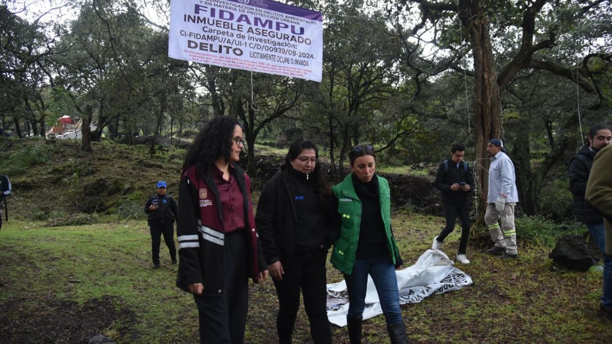 Promesa. La alcaldesa de Tlalpan, Gaby Osorio, destacó que recuperará el suelo de conservación.