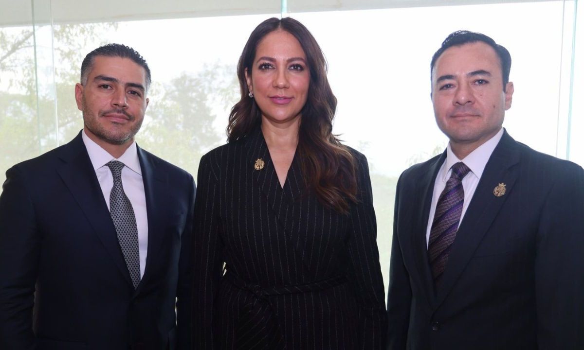 Cooperación. Omar García Harfuch, se reunió en la Ciudad de México con la gobernadora de Guanajuato, Libia Denisse García Muñoz Ledo.