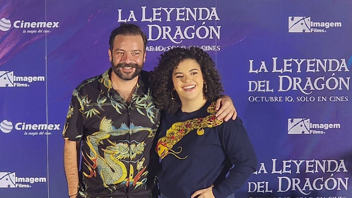 La joven actriz Lucero Mijares ve su carrera ir en crecimiento y ahora presentó la cinta animada La Leyenda del dragón