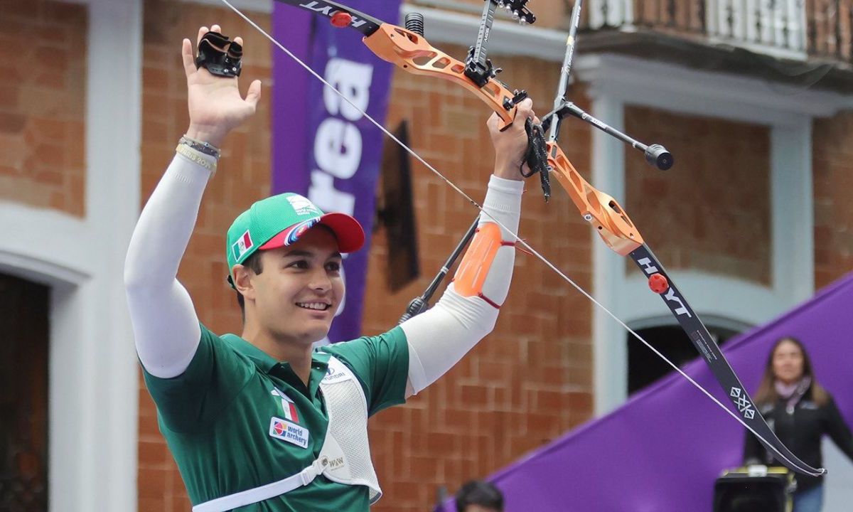 El arquero mexicano Matías Grande estuvo muy cerca de subir al podio en la Final de Copas del Mundo de Tiro con Arco, celebrada en Tlaxacal