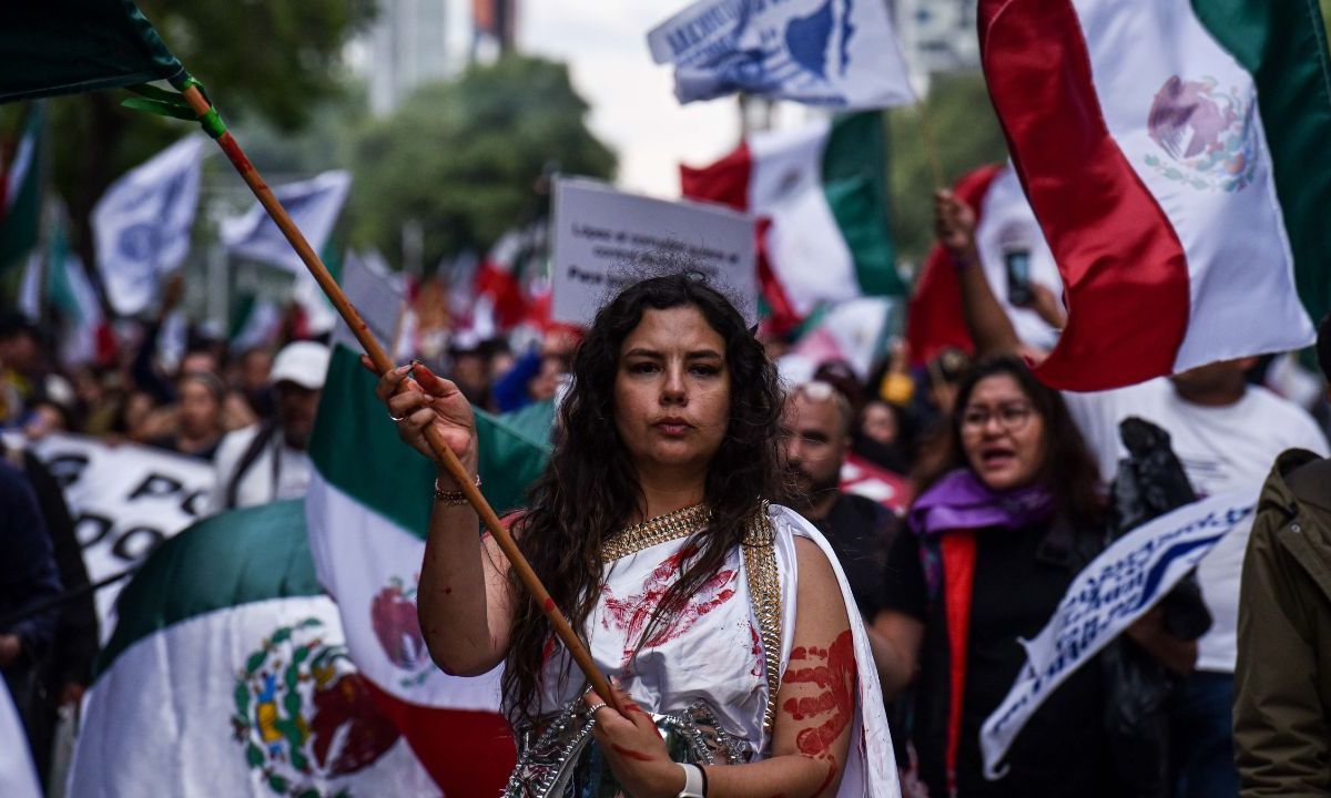 Protestas. Trabajadores del PJ exigieron a la presidenta de la Corte, Norma Piña, y a consejeros de la Judicatura darles respuesta sobre el paro que mantienen.