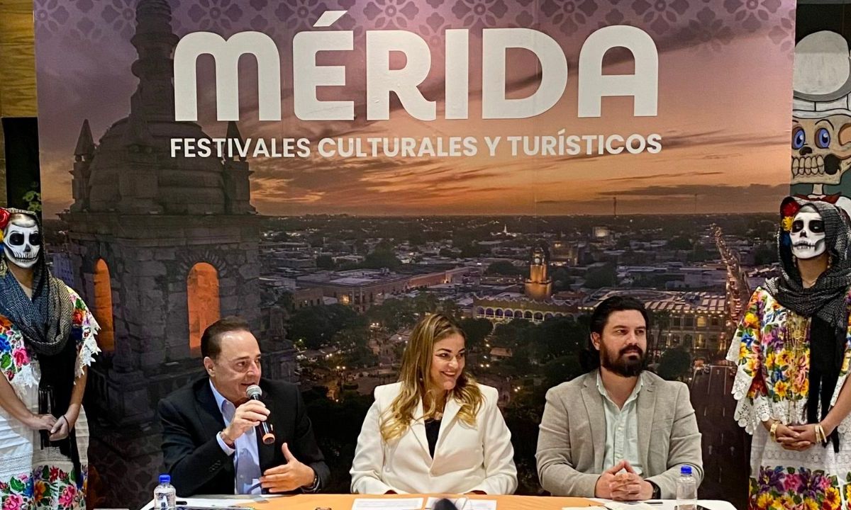 CONFERENCIA. La gobernadora Cecilia Patrón Laviada visitó la Ciudad de México para dar a conocer el programa de espectáculos.