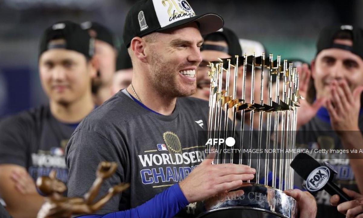 Freddie Freeman fue escogido como MVP de la Serie Mundial 2024