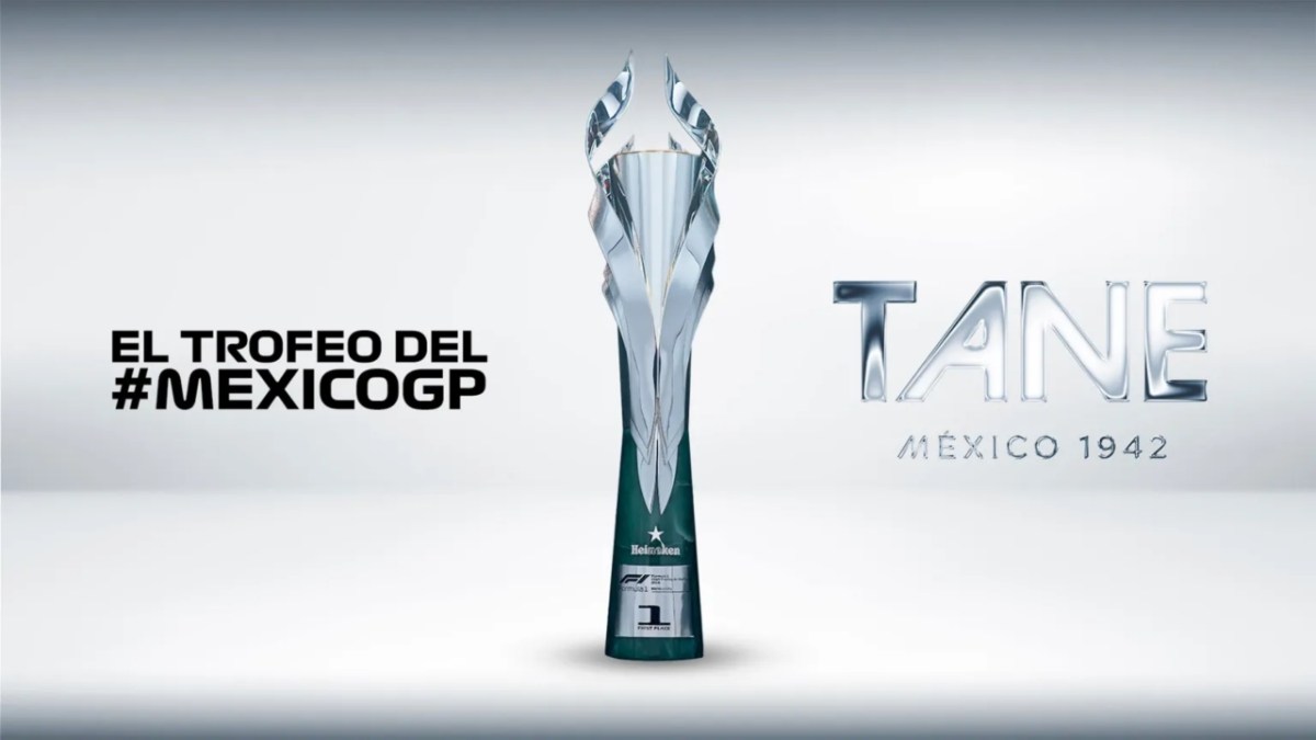 Foto: GP México/ Una vez más como desde 2015 TANE México 1942 realiza el trofeo para el ganador del Gran Premio de la Ciudad de México Presentado por Heineken