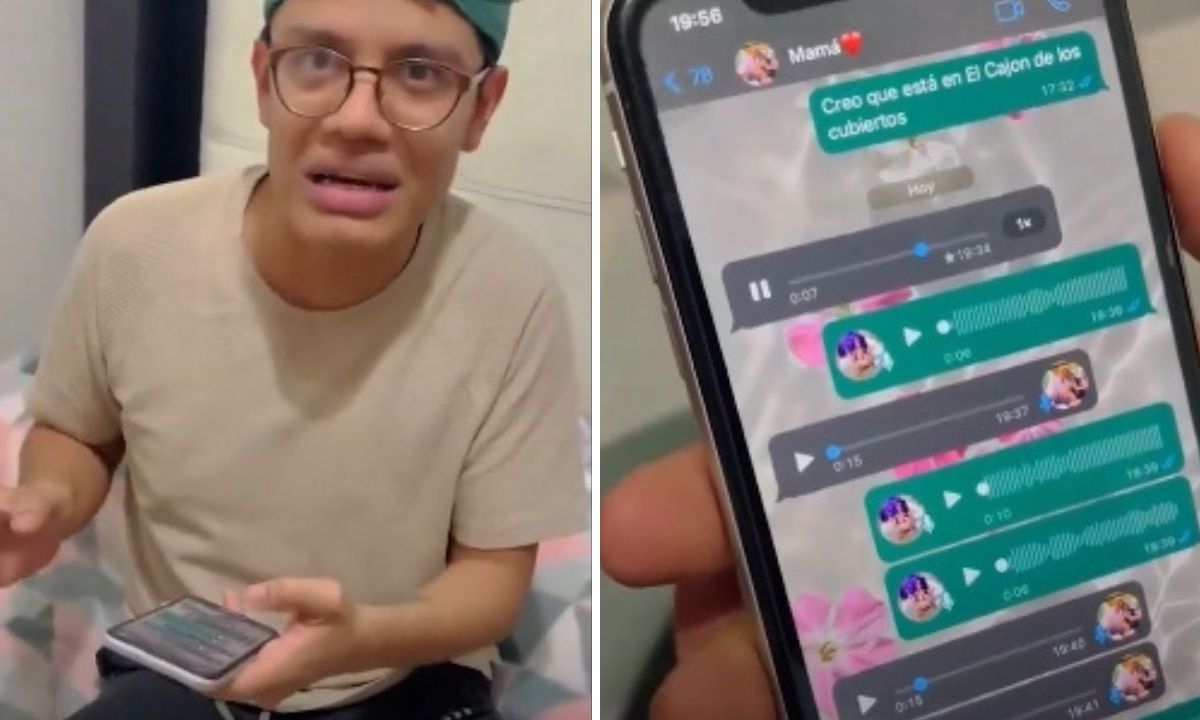 Un usuario de TikTok publicó un video en el que denunció haber sido víctima de un intento de fraude con audios de WhatsApp creados con IA.