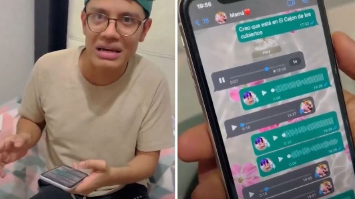 Un usuario de TikTok publicó un video en el que denunció haber sido víctima de un intento de fraude con audios de WhatsApp creados con IA.