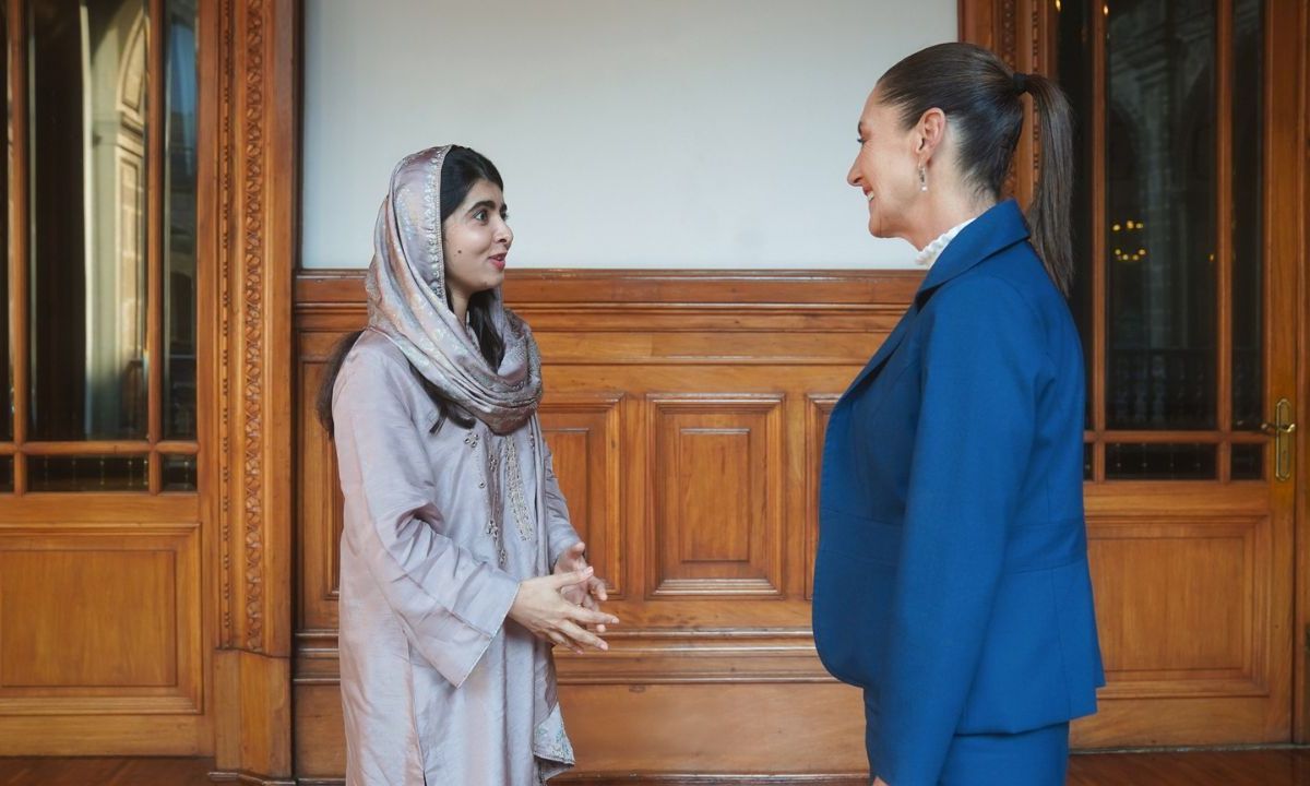 La presidenta Claudia Sheinbaum se reúne con Malala Yousafzai