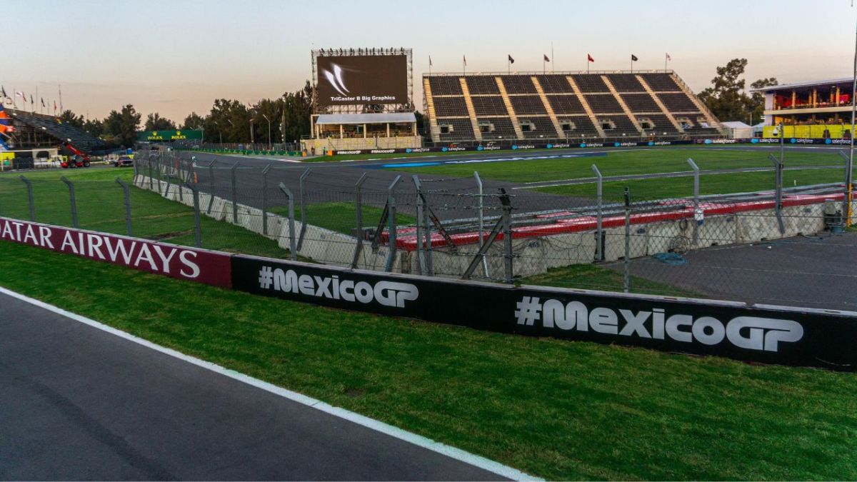 Curva del Autódromo Hermanos Rodríguez