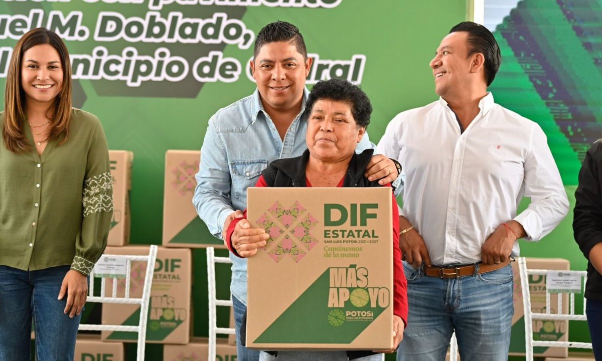 El Gobernador de SLP, Ricardo Gallardo, entregó el programa Seguridad Alimentaria que mejorará la calidad de vida de miles de familias