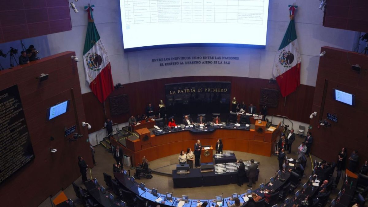 Senado de la república en sesion ordinaria