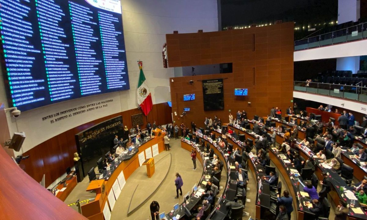 Senado de la República en sesión ordinaria