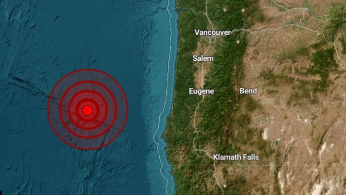 Sismo en Oregón