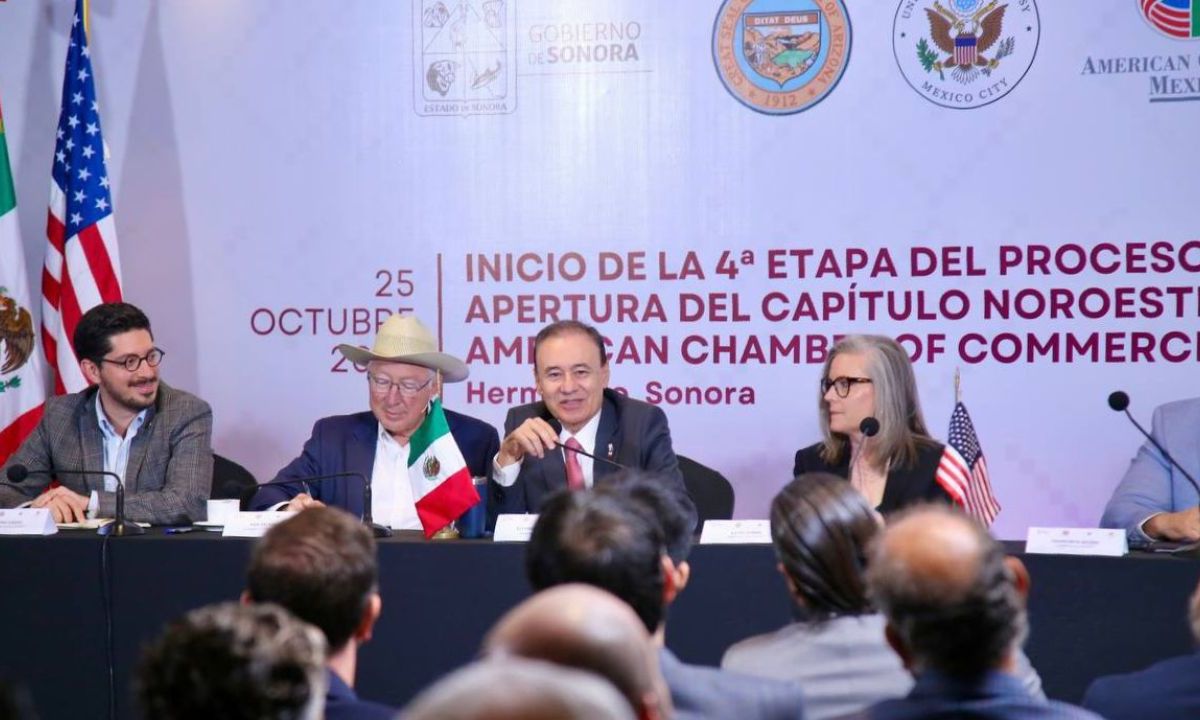 La consolidación Capítulo Noroeste de la AMCHAM en Hermosillo, Sonora se fortalecen las prácticas internacionales de negocios.