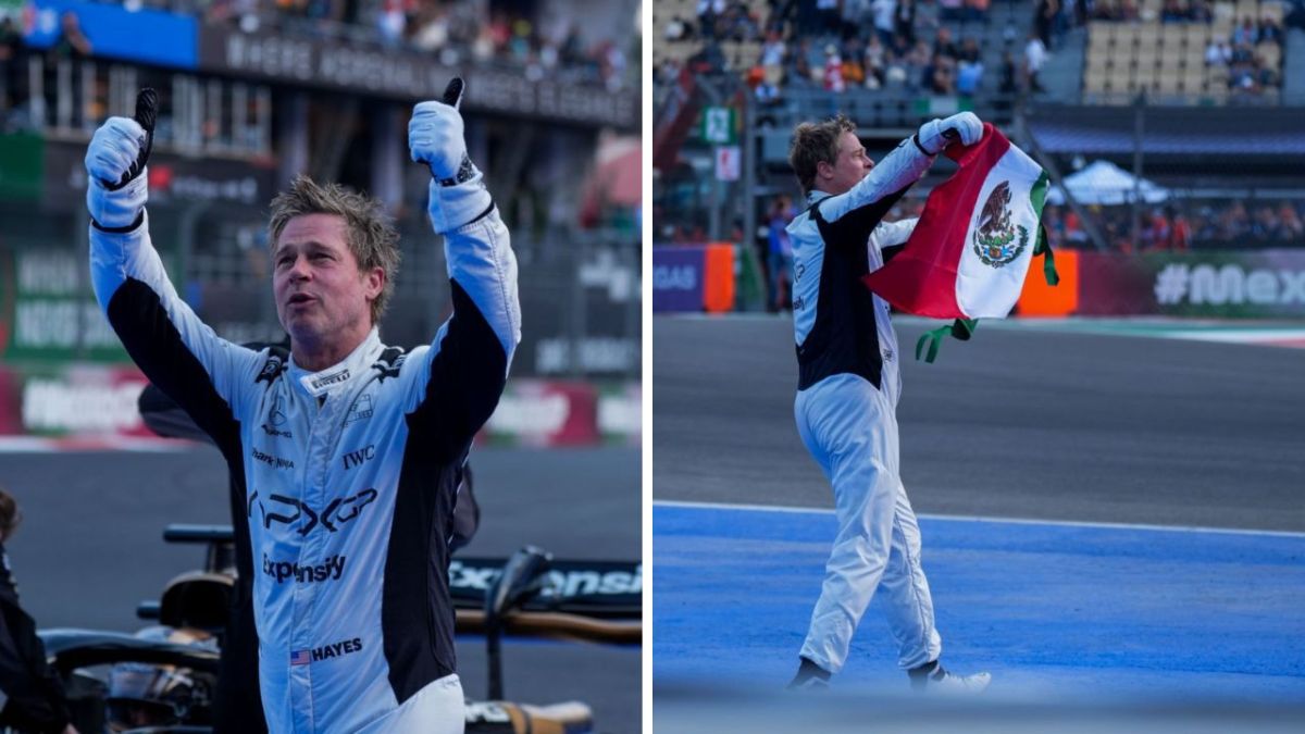 El actor estadounidense, Brad Pitt, sorprendió a los asistentes al Gran Premio de México 2024, al aparecer en la pista de carreras.