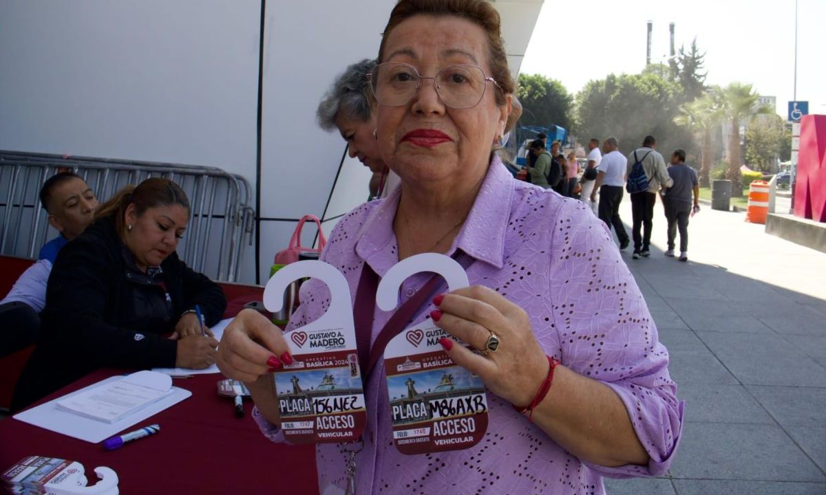 El tarjetón permitirá el acceso al tránsito local durante el Operativo Basílica.